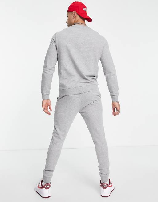 Grey marl store skinny joggers