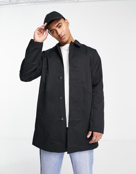 Thin trench coat on sale mens