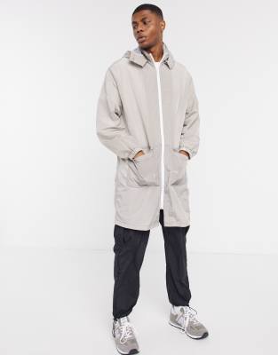 mens light gray trench coat