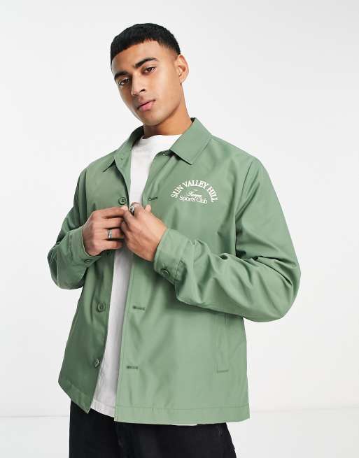 The New County Coach Jacket In Check With Taping, $28, Asos