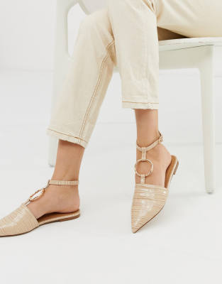 bamboo pointed toe flats