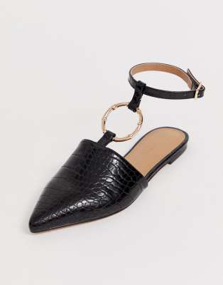 bamboo black flats