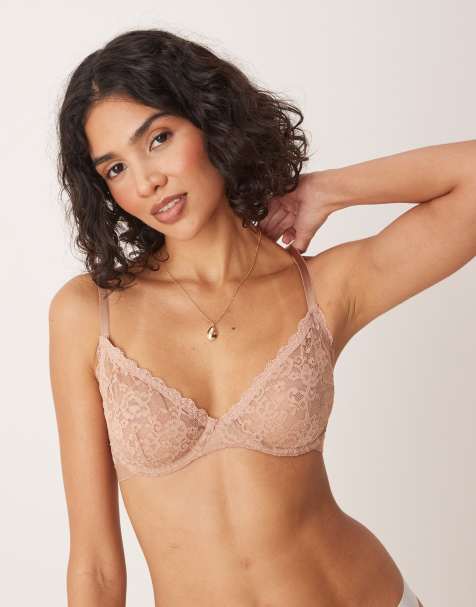 ASOS DESIGN – Lila – Sandfärgade underkläder, 2-pack - view 1