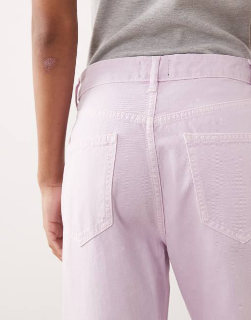 ASOS DESIGN – Lila, smala jeans med barrelben, 5 av 5