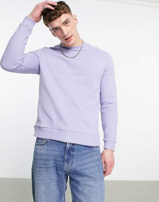 ASOS DESIGN – Lila sweatshirt