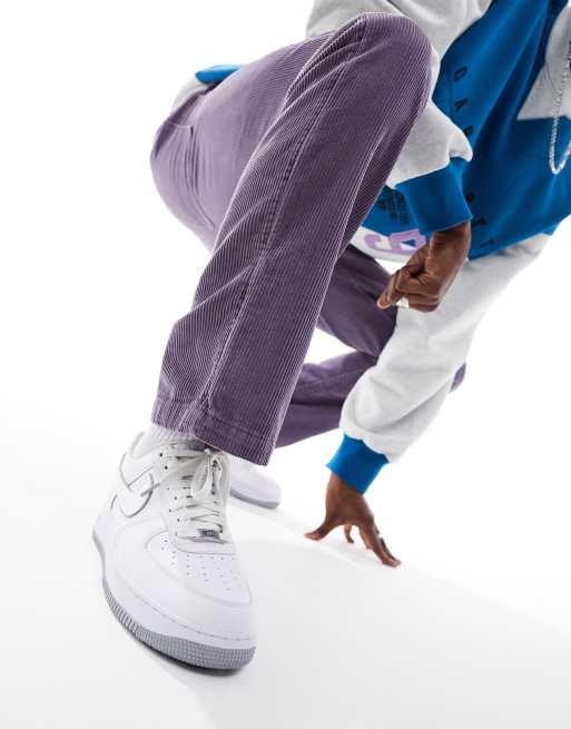 ASOS DESIGN - Lilla fløjlsbukser med lige ben, 4 af 4