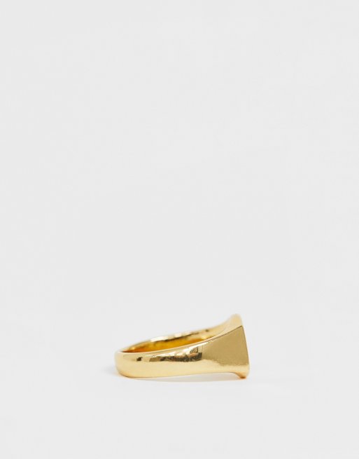 ASOS DESIGN - Lillefingerring med 14k guldbelægning, 4 af 4
