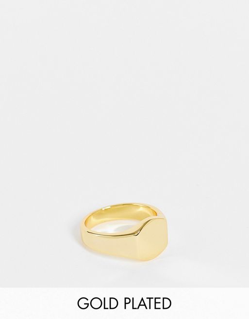 FhyzicsShops DESIGN – Lillfingerring med 14K guldplätering