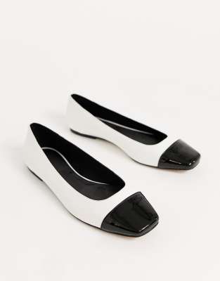 asos white flats