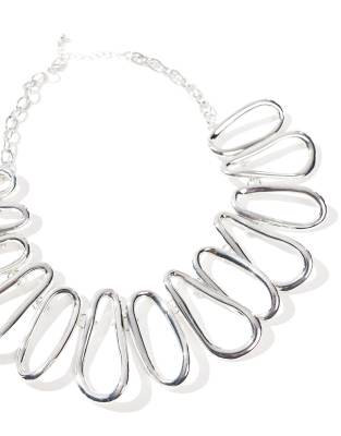 Asos Design Limited Edition Statement Necklace With Circle Detail