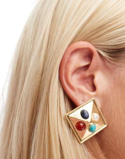 Asos stud earrings hot sale