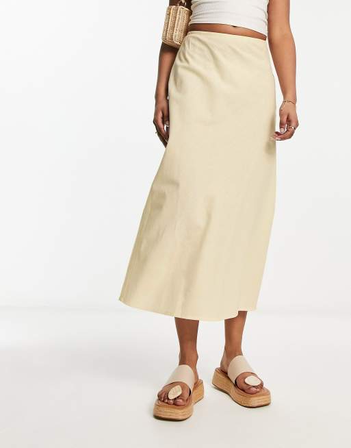 Asos a on sale line midi skirt