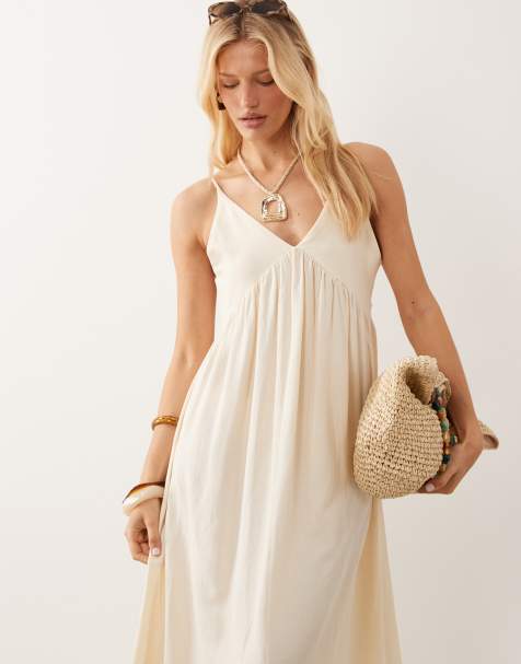 White Linen Dresses | Mini, Maxi & Midi White Linen Dresses | ASOS