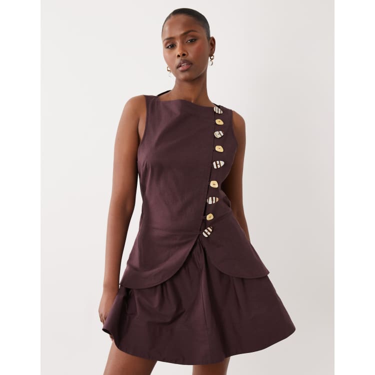 chinese dress ladies Claire linen vest  LittleWomenAtelier