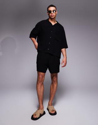 Asos Design Linen Blend Shorts