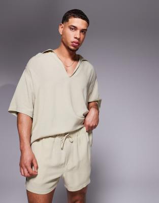 Asos Design Linen Blend Shorts