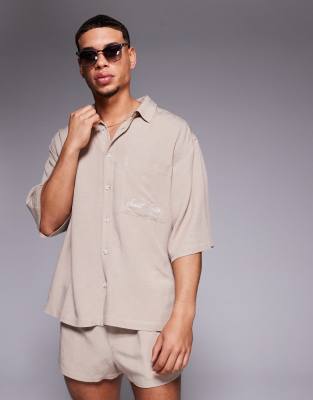 Asos Design Linen Blend Shorts