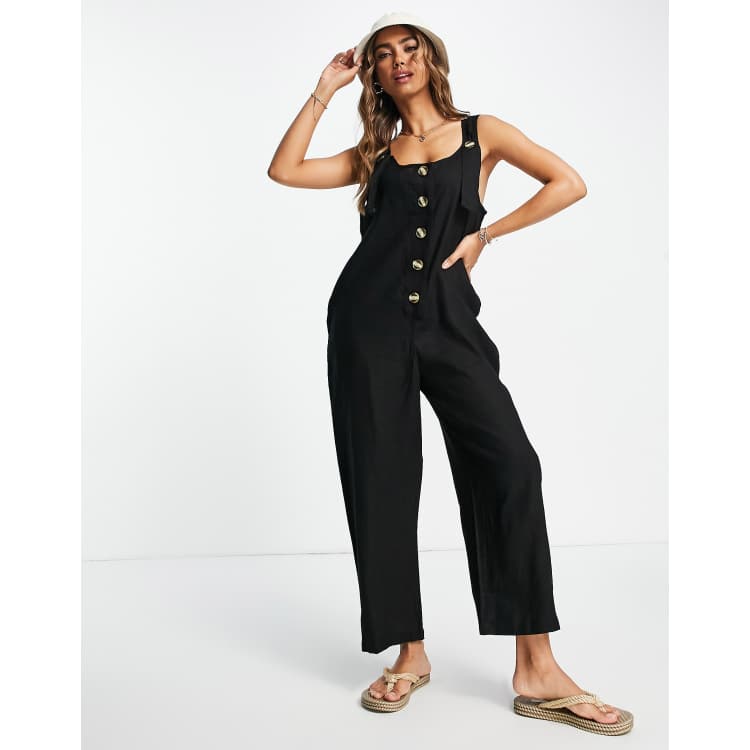 ASOS petite try ons: jumpsuit, linen shirt set, bow dress