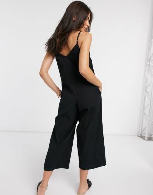 jumpsuit linen black