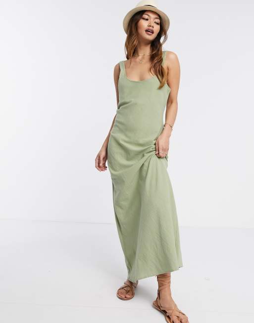 Linen on sale cami dress