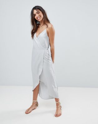 slip under wrap dress