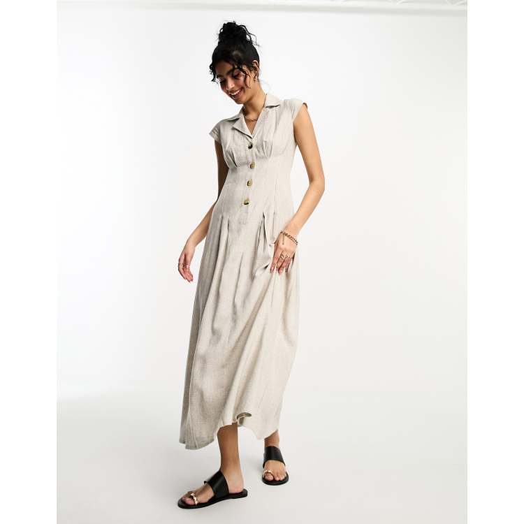 Cap sleeve cheap shirt dress