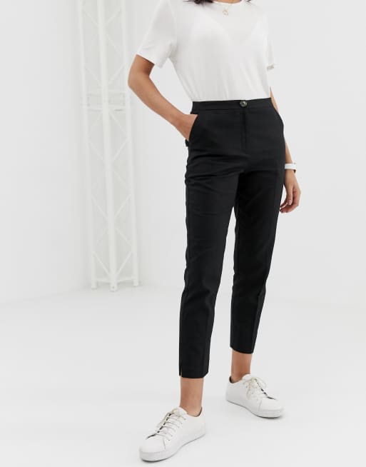 Linen cigarette shop trousers