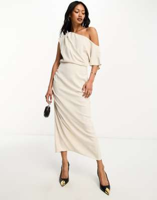 Asos white hot sale linen dress