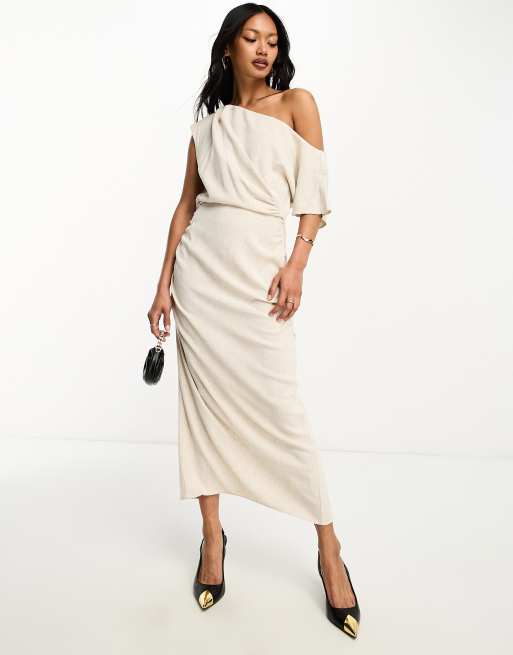 Asos ruched outlet dress