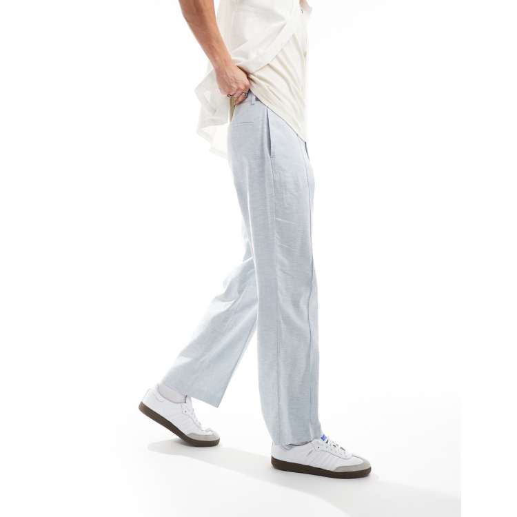 パンツ Linen Herringbone Straight Pants LINEN STRAIGHT PANTS