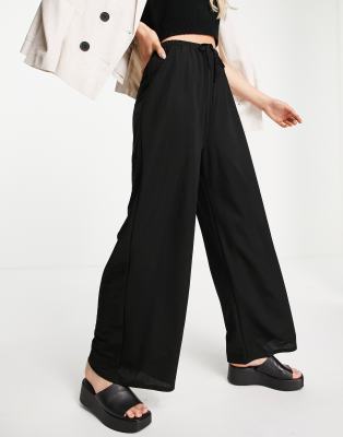 black linen pants