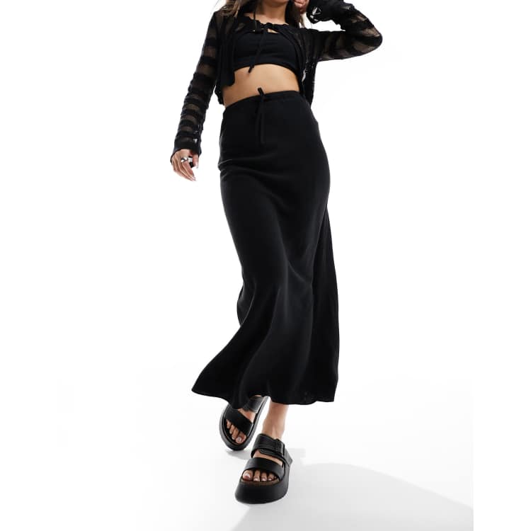 Asos linen midi skirt hotsell
