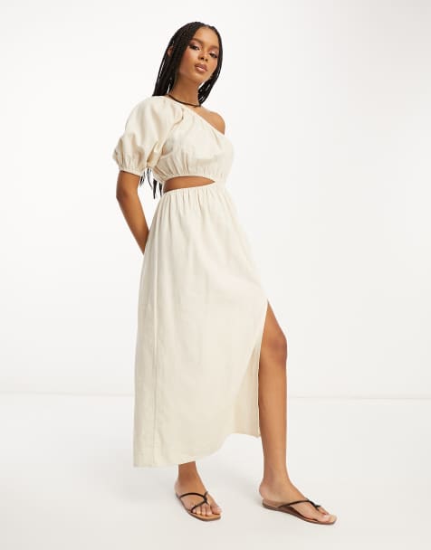 Ladies linen hot sale summer dresses