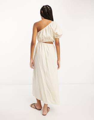 knee length dresses for ladies Aura One Shoulder Midi Dress