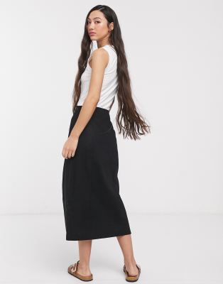 asos split skirt