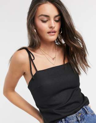 asos black cami