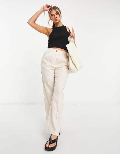 Asos on sale linen trousers