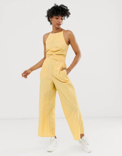 Asos best sale yellow jumpsuit