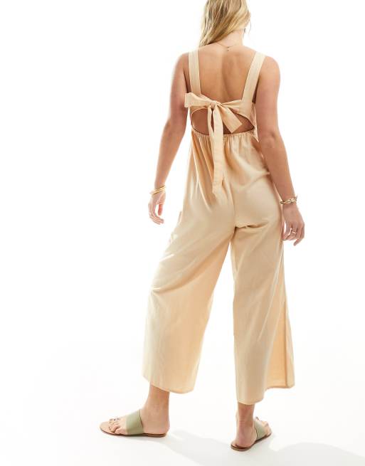 Asos linen jumpsuit fashion