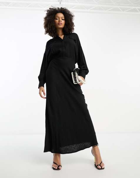 Page 8 - Black Long Sleeve Dresses, Black Long Sleeve Midis