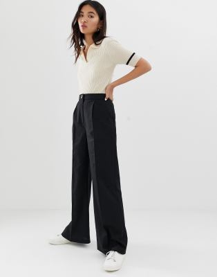 asos wide leg joggers