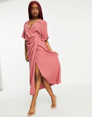 asos dusty rose dress