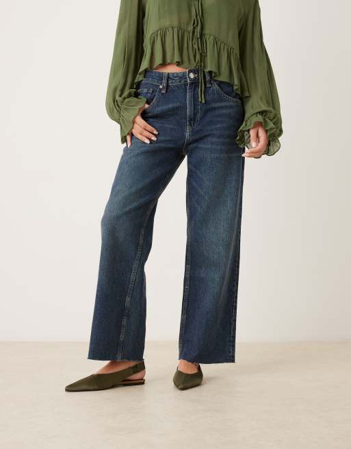 ASOS DESIGN – Linford – Zielone satynowe balerinki z paskami za pietą, 4 z 4