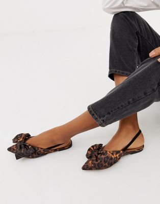 asos leopard loafers