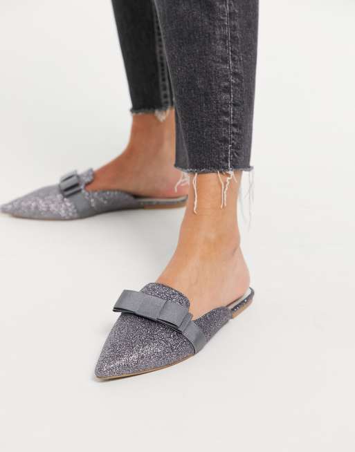 Glitter mule on sale