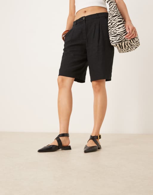 ASOS DESIGN Lirienne ballet flats in black
