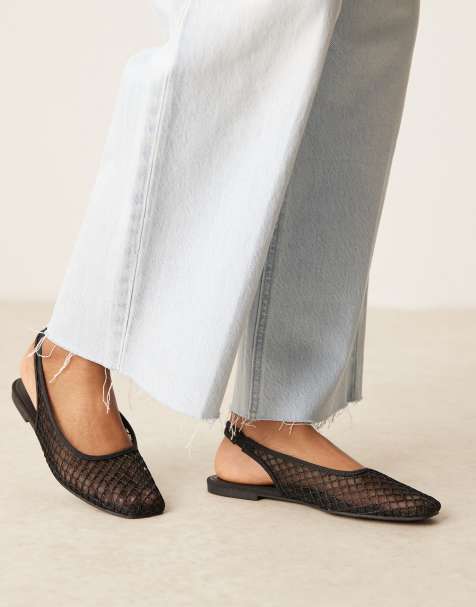 ASOS DESIGN - Lisse - Ballerine a punta intrecciate con cinturino sul retro - view 1