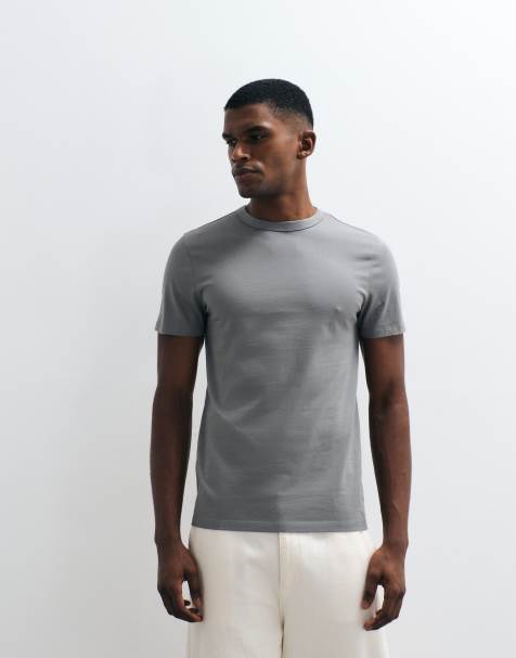 ASOS DESIGN - Lite - T-shirt ajusté - Anthracite - view 1
