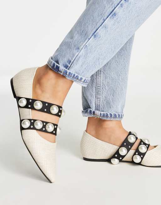 Pearl ballet online flats