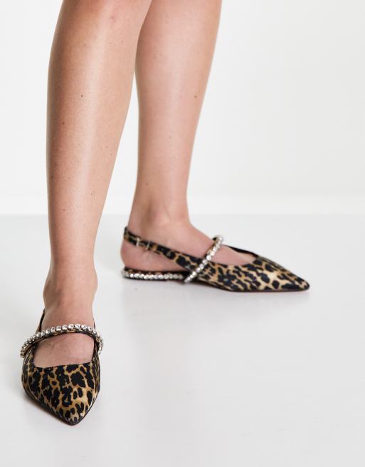 Asos leopard discount print flats